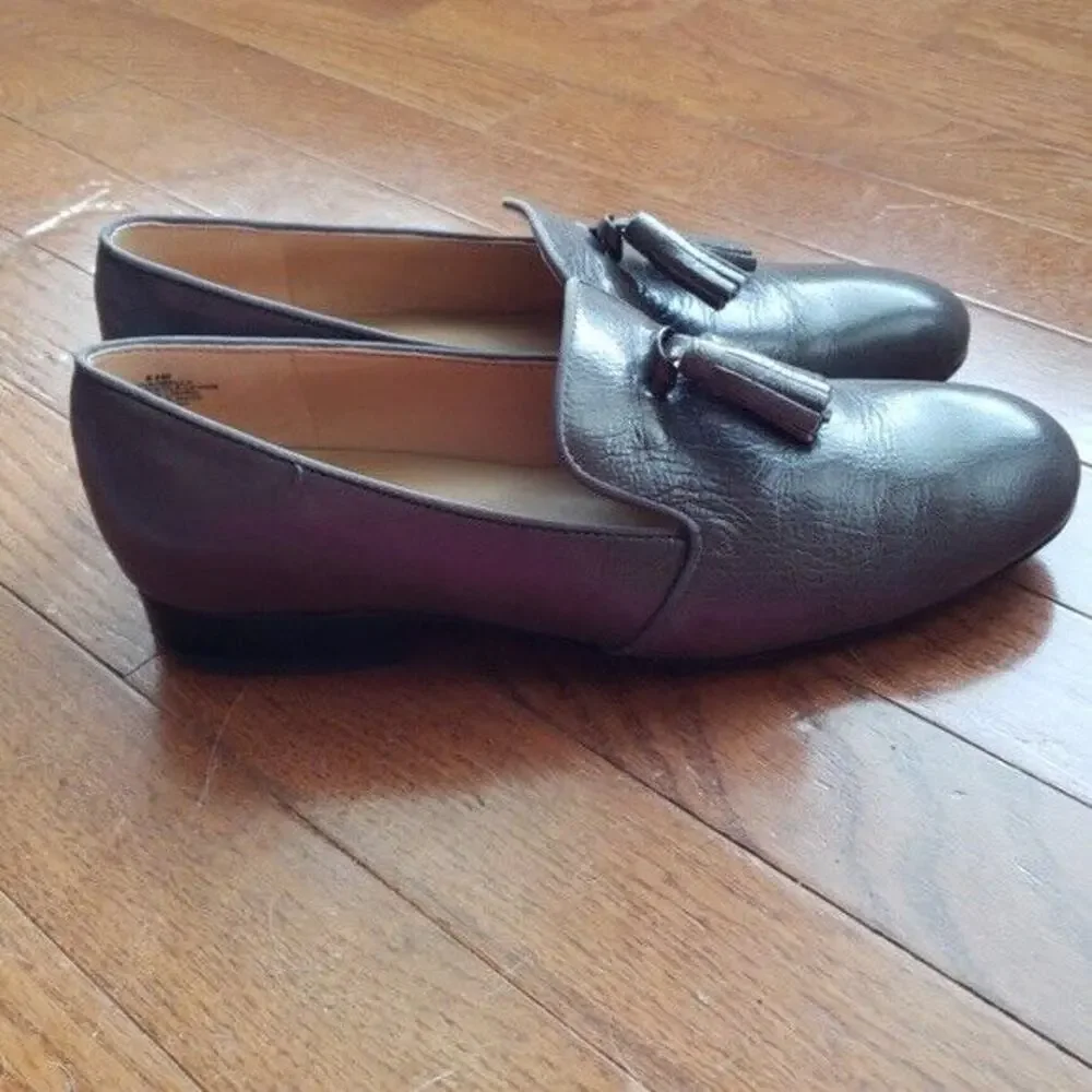 Nine West Women's Brown Tassel Loafers - Size 6.5